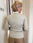 Beige kötött gombos felső " Dolce Vita kollekció " - Image 4