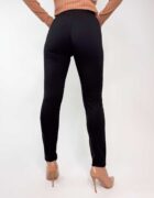 Fekete derékban körbe gumis leggings - Image 4