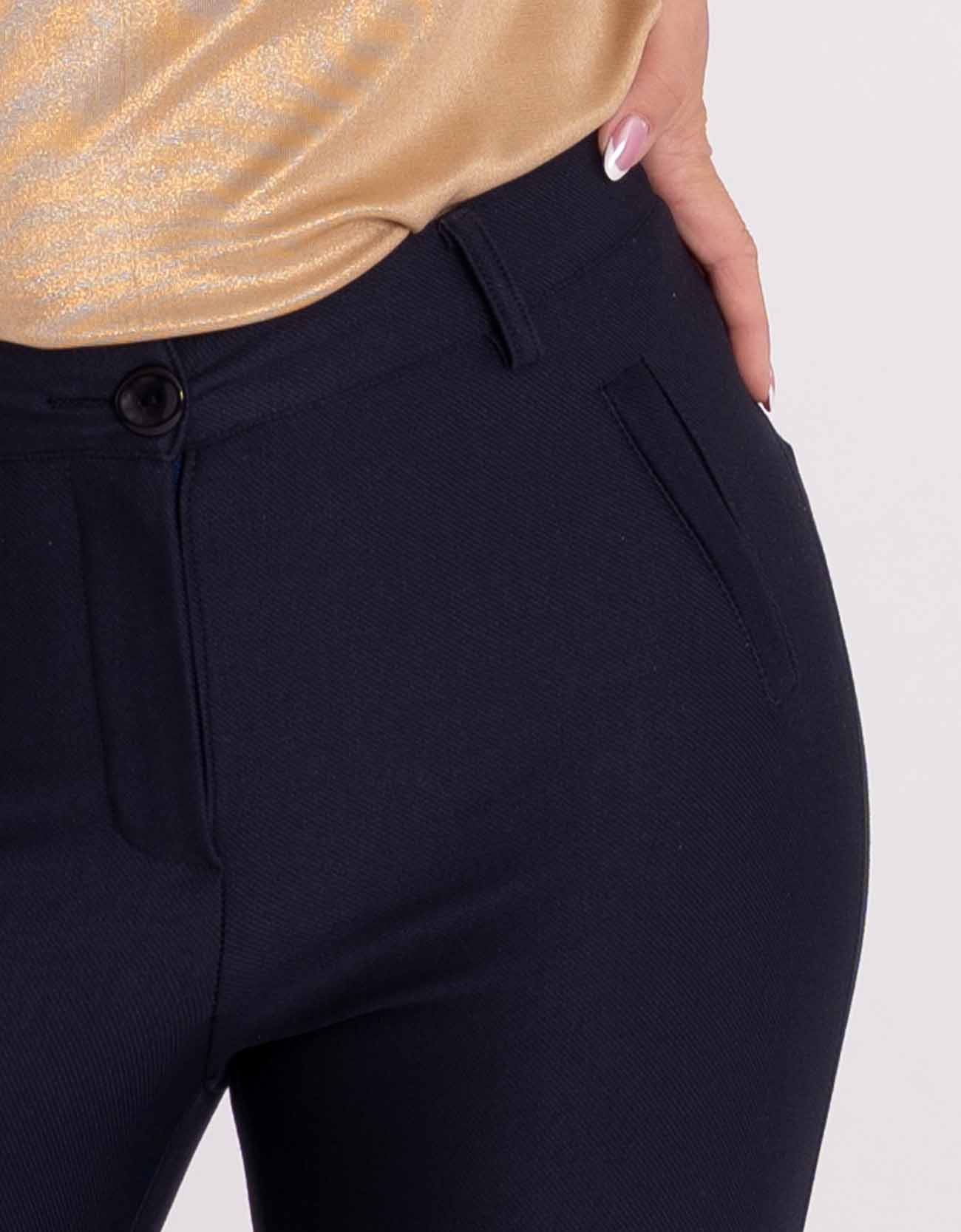 Sötétkék derékban hátul gumis nadrág /RND/ - Image 6