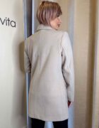 Vanilla gombos, galléros hosszított átmeneti kabát " Dolce Vita kollekció " - Image 4