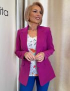 Magenta hosszított blézer - Image 2
