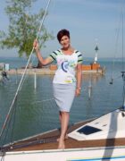 Színes mintás-csíkos egyenes aljú felső - Horizont kollekció - Image 3