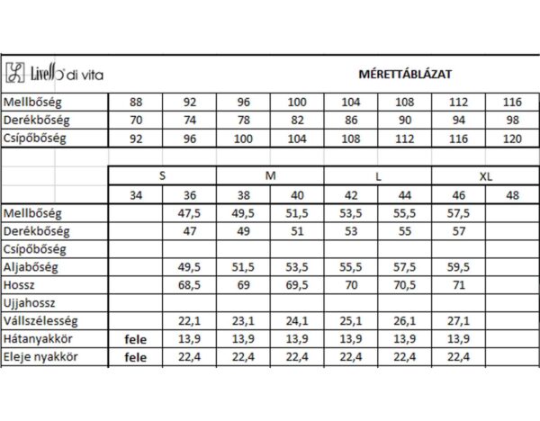 Sárga blúz arany gombbal „Mare Vita kollekció” - Image 4