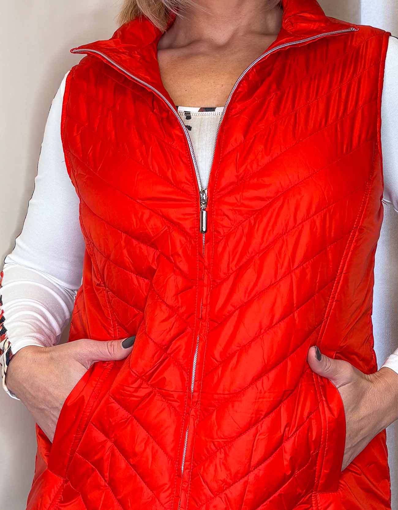 Égetett narancs színű mellény "Német" - Image 3