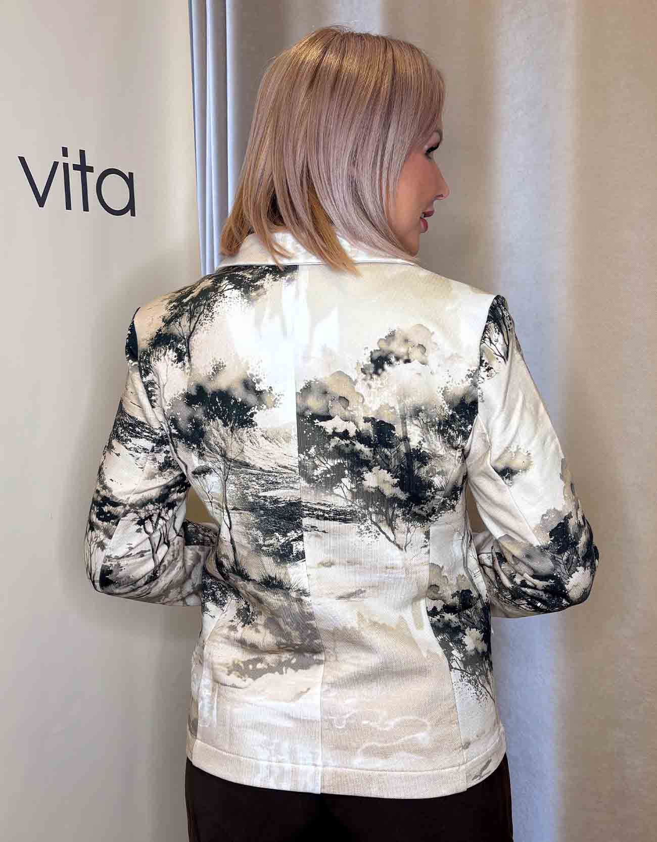 Egyedi grafikás "Monari" blézer - Image 3