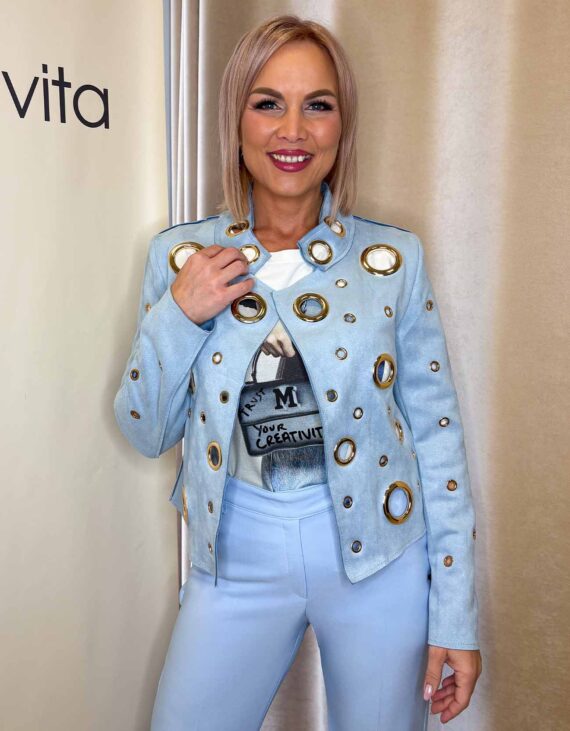 Blézer Velúr textilbőr "Francia"