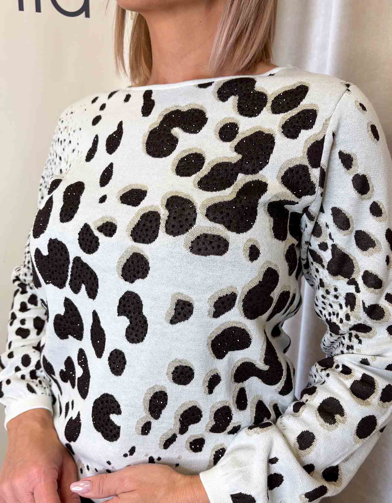 Strasszköves Pulóver "Monari" - Image 2