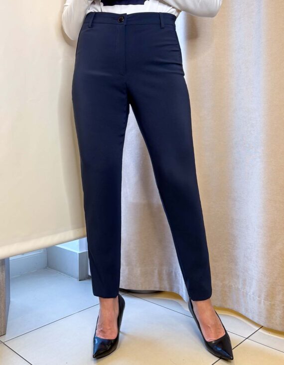 Sötétkék élére vasalt nadrág "Livello"