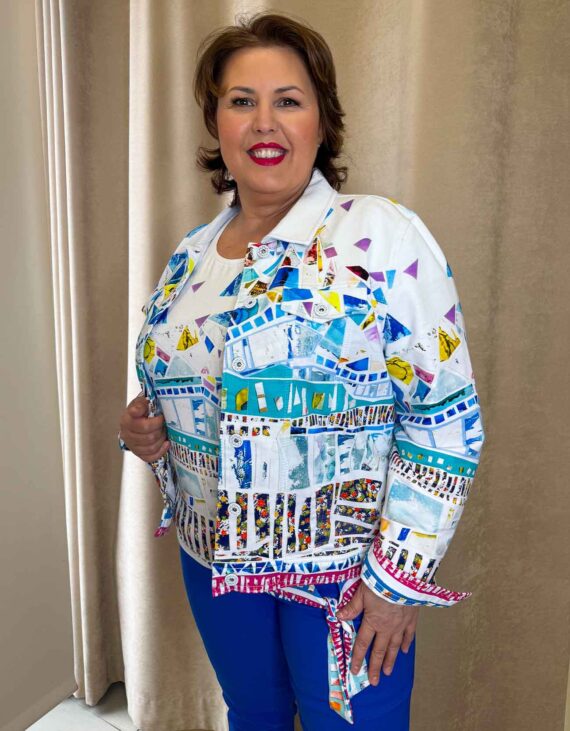 Egyedi grafikás blézer "Kanadai"