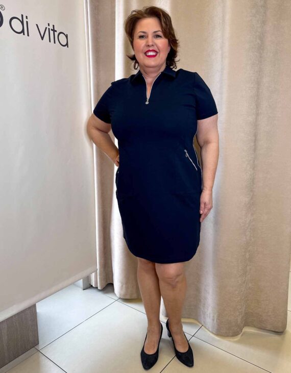 Sötétkék ruha "Kanadai"