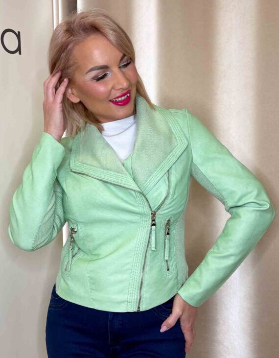 Pasztelzöld dzseki "Francia"