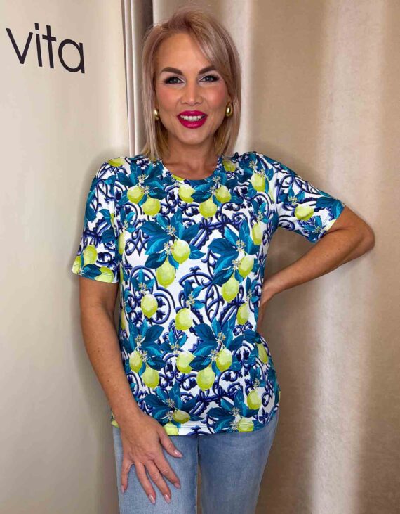 Egyedi nyári grafikás felső "Német"