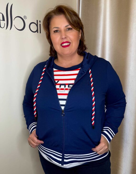 tengerészkék-fehér színű "Német"