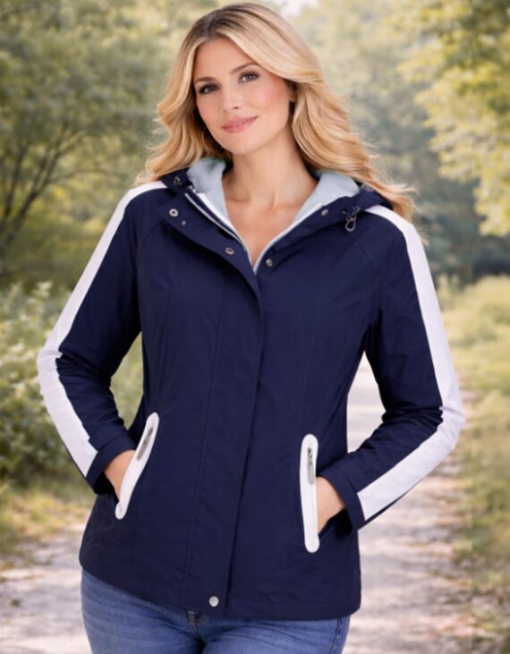 Kapucnis sötétkék dzseki"Német"